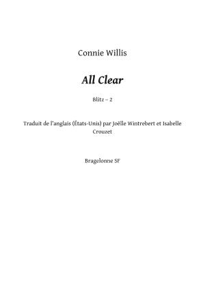 Connie Willis: All Clear (French language, Bragelonne)
