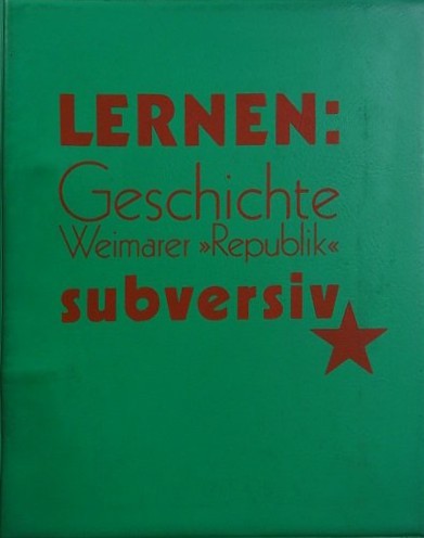 Verlag Roter Stern: Geschichte Weimarer „Republik“ (Paperback, German language, 1973, Verlag Roter Stern)