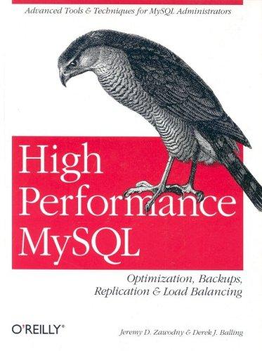 Jeremy D. Zawodny: High performance MySQL (2004, O'Reilly)