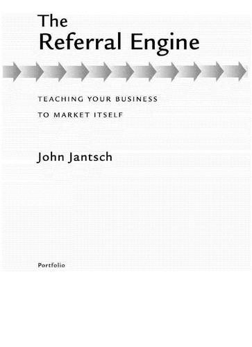 John Jantsch: The referral engine (2010, Portfolio)