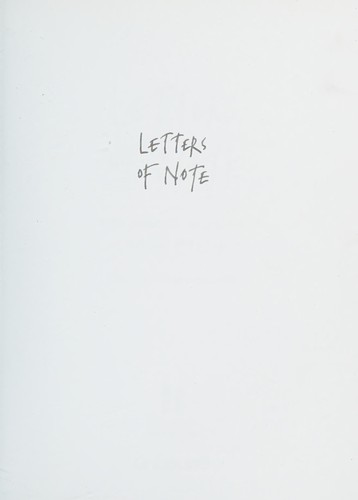 Shaun Usher: Letters of note (2016)
