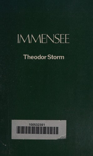 Theodor Storm: Immensee (German language, 1969, Harrap)