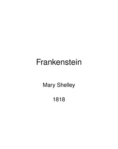 Mary Wollstonecraft Shelley: Frankenstein (2008, Engage Books)