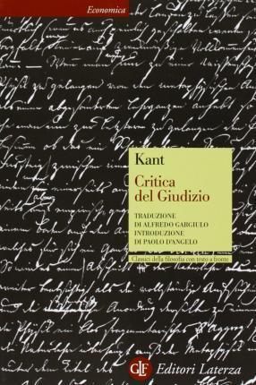 Immanuel Kant: Critica del giudizio (Italian language, 1997)
