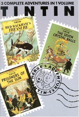 Hergé: The Adventures of Tintin - Red Rackham's Treasure / The Seven Crystal Balls / Prisoners of the Sun  (3 Complete Adventures in 1 Volume, Vol. 4) (Hardcover, 1995, Little, Brown Young Readers)