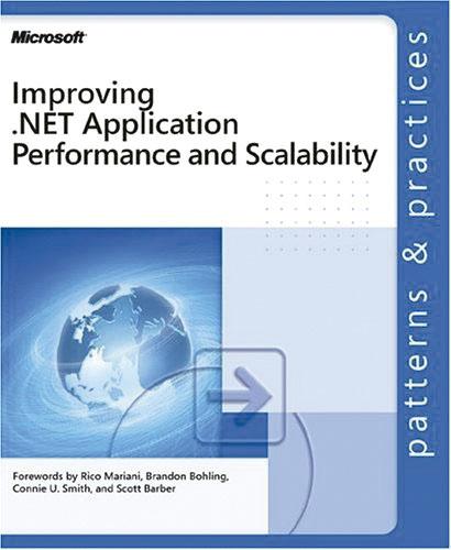 J. D. Meier: Improving .NET application performance and scalability (2004, Microsoft Press)