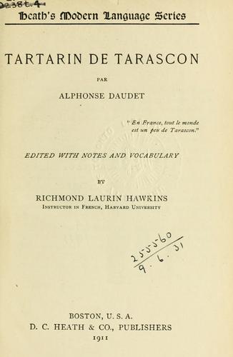 Alphonse Daudet: Tartarin de Tarascon (1911, Heath)