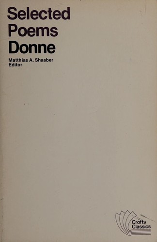 John Donne: Selected poems (Paperback, 1985, Harlan Davidson)