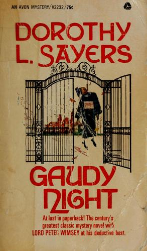 Dorothy L. Sayers: Gaudy night (1968, Avon Books)