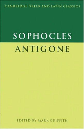 Sophocles: Antigone (1999, Cambridge University Press)