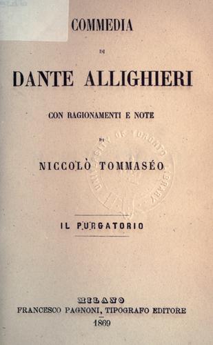 Dante Alighieri: Commedia (Italian language, 1869, Pagnoni)