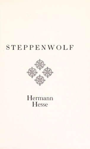 Herman Hesse: Steppenwolf (1963, Holt, Rinehart and Winston)