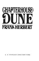 Frank Herbert: Chapter house, Dune (1985, Putnam)