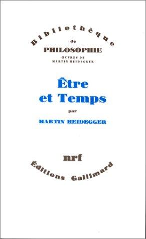 Martin Heidegger: Être et Temps (Hardcover, 1986, Gallimard)