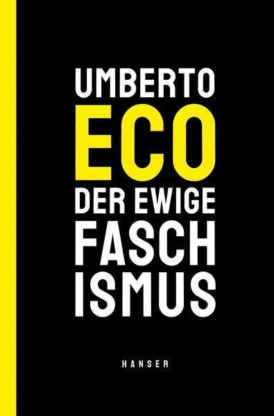 Der ewige Faschismus (German language, 2020, Carl Hanser Verlag)