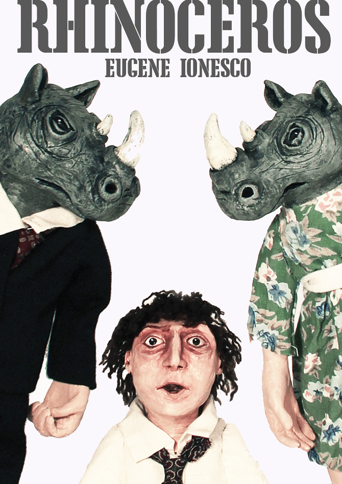 Eugène Ionesco: Rhinocéros (French language, 1972, Gallimard)