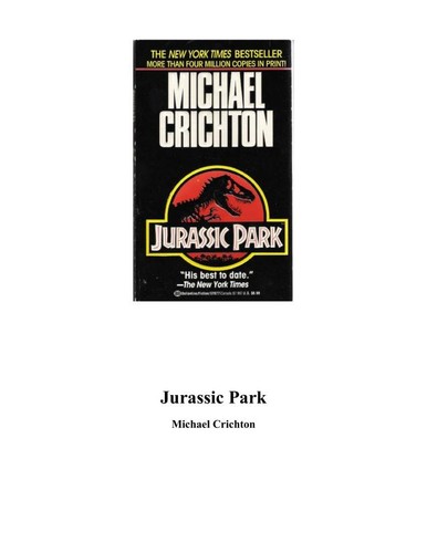 Michael Crichton: Jurassic Park (Paperback, 1991, Ballantine Books)