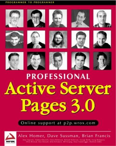 Richard Anderson: Professional Active Server Pages 3.0 (1999, Wrox Press Ltd., Peer Information)