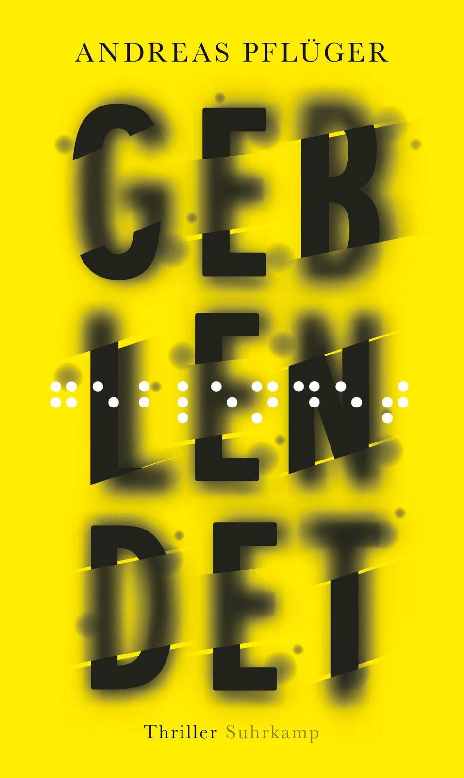 Andreas Pflüger: Geblendet (German language, 2019, Suhrkamp Verlag)