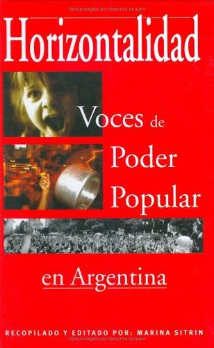 Marina Sitrin: Horizontalidad (Paperback, Spanish language, 2005, Chilavert)