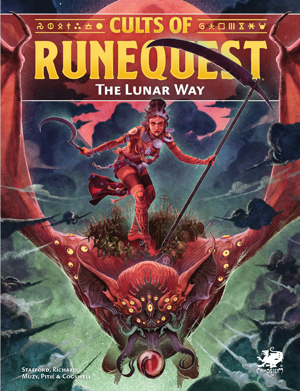 Greg Stafford: Cults of RuneQuest: The Lunar Way (Hardcover, Chaosium)