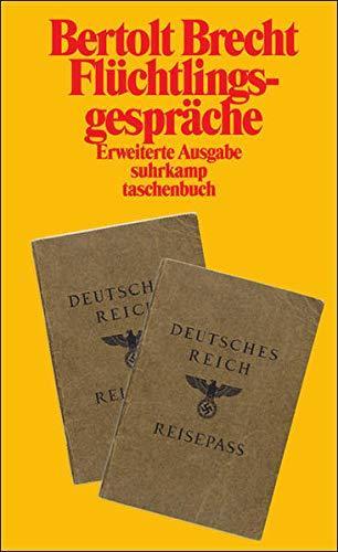 Bertolt Brecht: Flüchtlingsgespräche (German language, Suhrkamp Verlag)