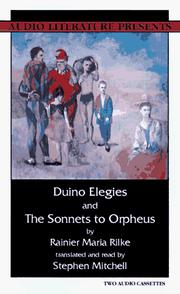 Rainer Maria Rilke: Duino Elegies and The Sonnets to Orpheus (AudiobookFormat, 1997, Audio Literature)