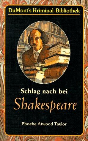 Phoebe Atwood Taylor: Schlag nach bei Shakespeare. (Paperback, 1998, DUMONT Literatur und Kunst Verlag)