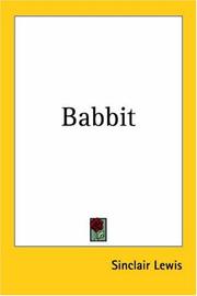 Sinclair Lewis: Babbit (2004, Kessinger Publishing)