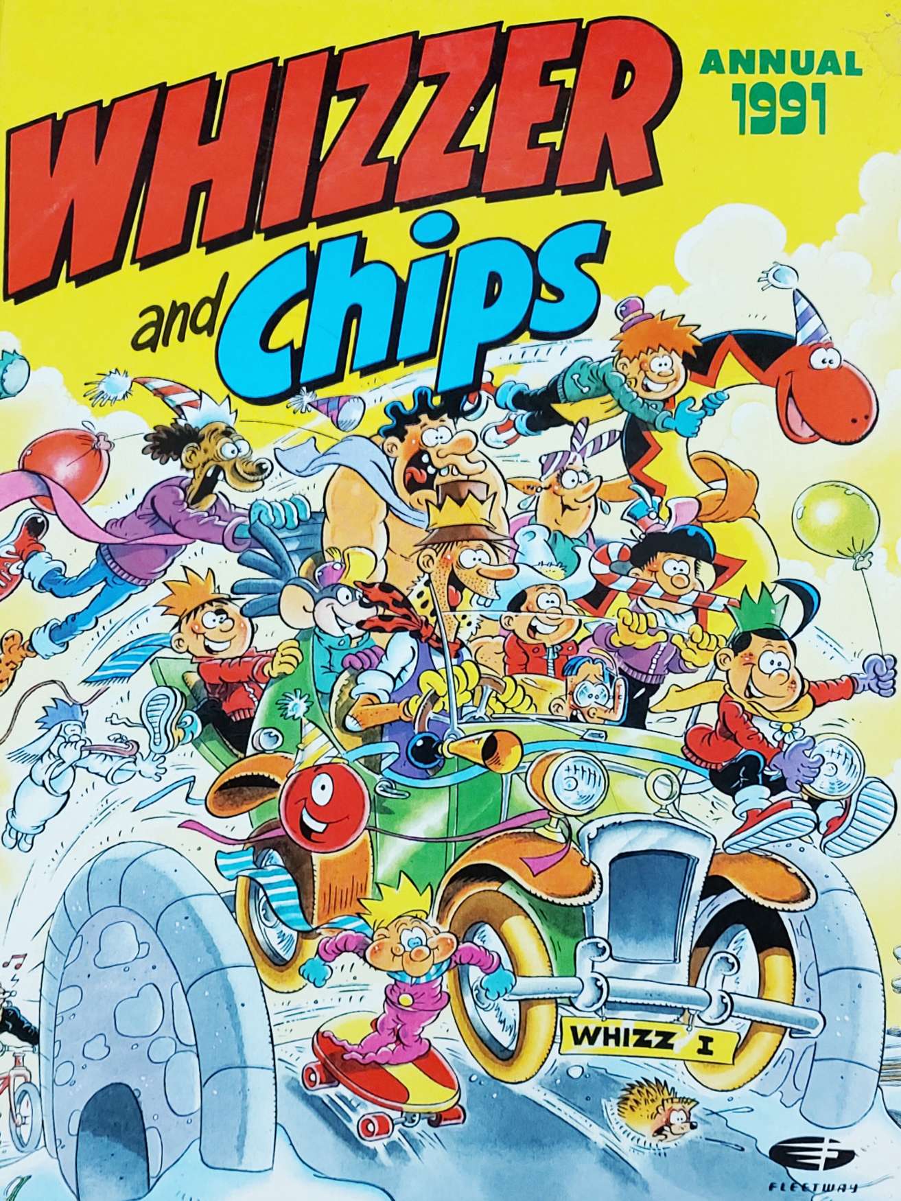 Whizzer & Chips Annual 1991 (Hardcover, Fleetway)