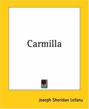Joseph Sheridan Le Fanu: Carmilla (2004, Kessinger Publishing)