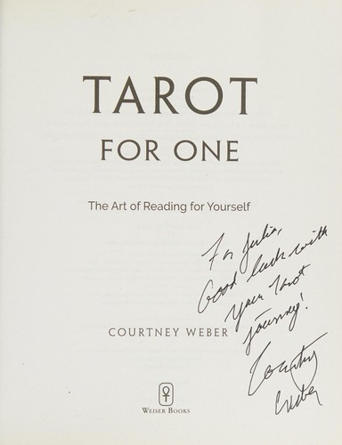 Courtney Weber: Tarot for one (2016, Weiser Books)