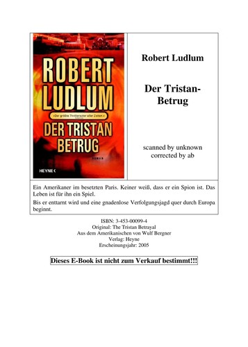 Robert Ludlum: Der Tristan-Betrug (Undetermined language, 2005, Heyne)