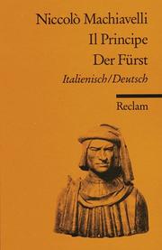 Niccolò Machiavelli: Der Fürst / Il Principe (German language, 1986, Philipp Reclam jun. Verlag GmbH)