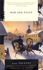Lev Nikolaevič Tolstoy: War and Peace (Modern Library Classics) (2002, Modern Library)