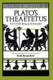 None None, Plato: The being of the beautiful (1986, University of Chicago Press)
