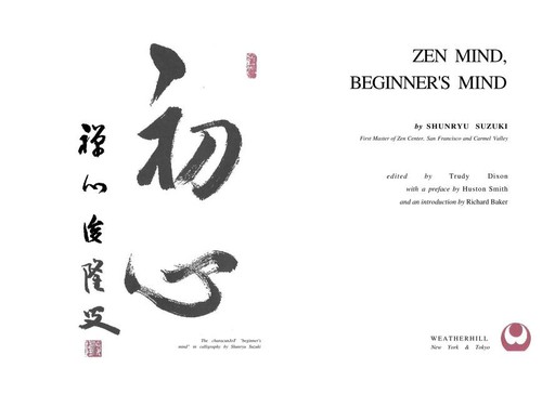 Shunryu Suzuki: Zen Mind, Beginner's Mind (2006, Shambhala)