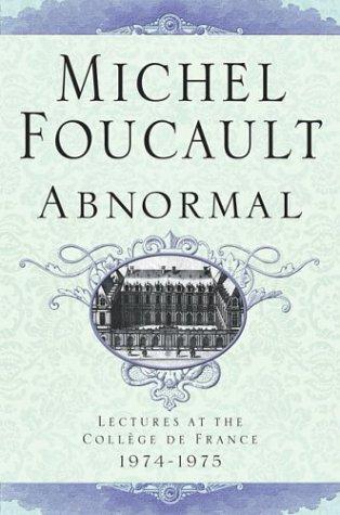 Michel Foucault: Abnormal (Hardcover, 2003, Picador)