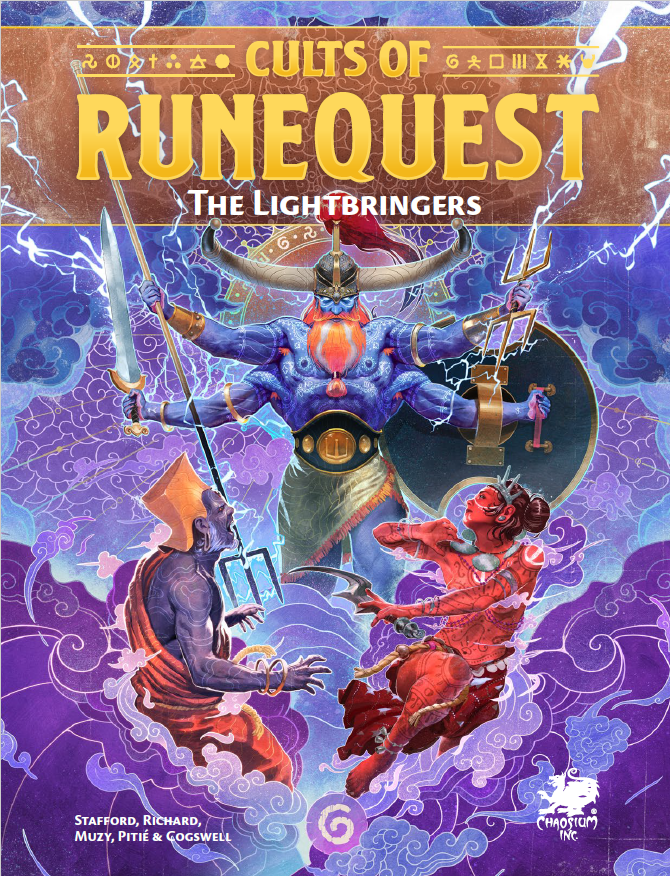 Greg Stafford, Jeff Richard: Cults of RuneQuest: The Lightbringers (Hardcover, Chaosium)