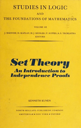 Kenneth Kunen: Set theory (1980, North-Holland Pub. Co., sole distributors for the U.S.A. and Canada, Elsevier North-Holland)