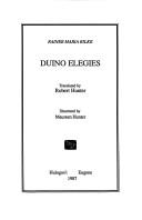 Rainer Maria Rilke: Duino elegies (1987, Hulogos'i)