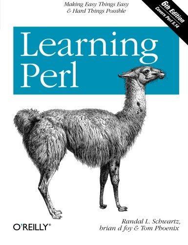 Randal L. Schwartz, Tom Phoenix, Tom Christiansen, brian d foy: Learning Perl (2011)
