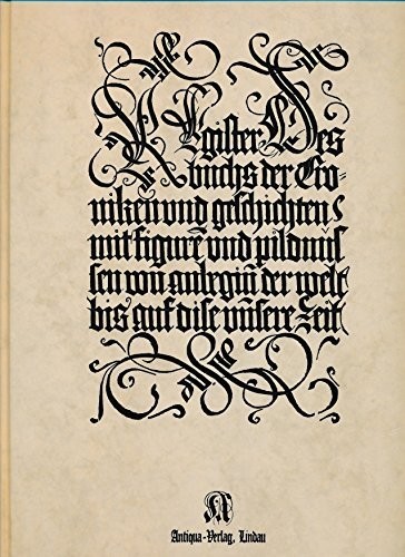 Hartmann Schedel: Weltchronik (German language, 1996, Antiqua-Verlag)