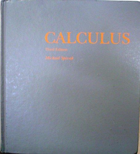 Michael Spivak: Calculus (1980)