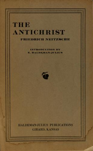 Friedrich Nietzsche: The antichrist (1930, Haldeman-Julius)