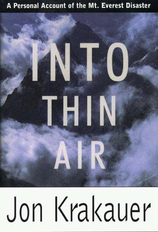 Jon Krakauer: Into thin air (1997, G.K. Hall)