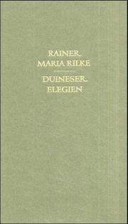 Rainer Maria Rilke: Duineser Elegien. (Hardcover, German language, 1989, Insel, Frankfurt)