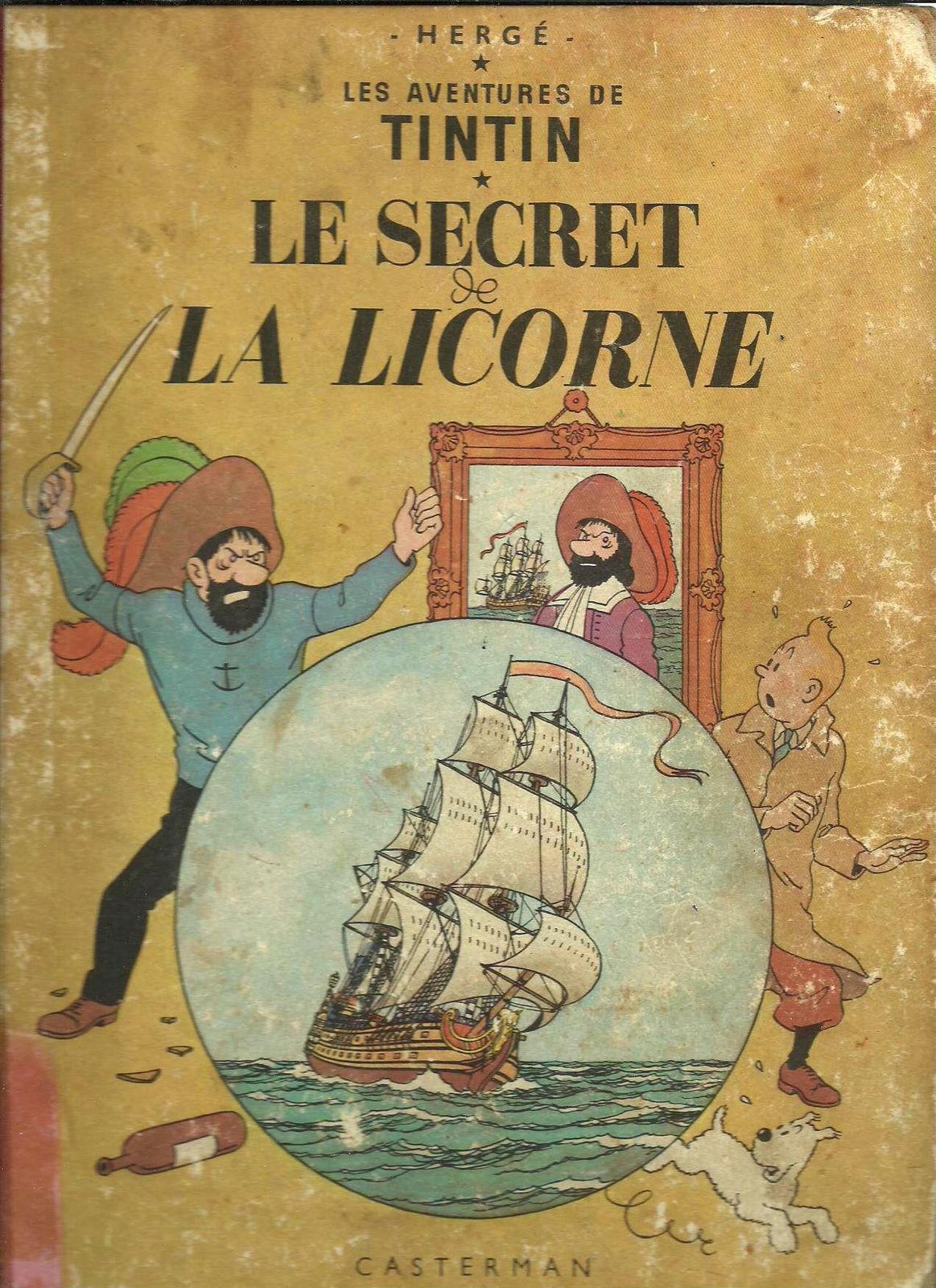 Hergé: Le Secret de La Licorne (French language, 1948)