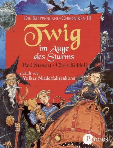 Chris Riddell, Paul Stewart: Twig im Auge des Sturms. 4 Cassetten. Teil 3 der Klippenland-Chroniken. (AudiobookFormat, 2003, Patmos)