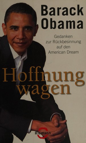 Barack Obama: Hoffnung wagen (German language, 2007, Riemann)